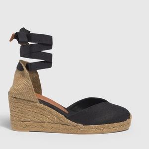 Castaner Espadrille with wedge made of linen 7cm